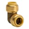 Quickfitting 3/8in Push-to-Connect x 3/8in Push-to-Connect Brass Elbow Fitting LF803R - alternate 1